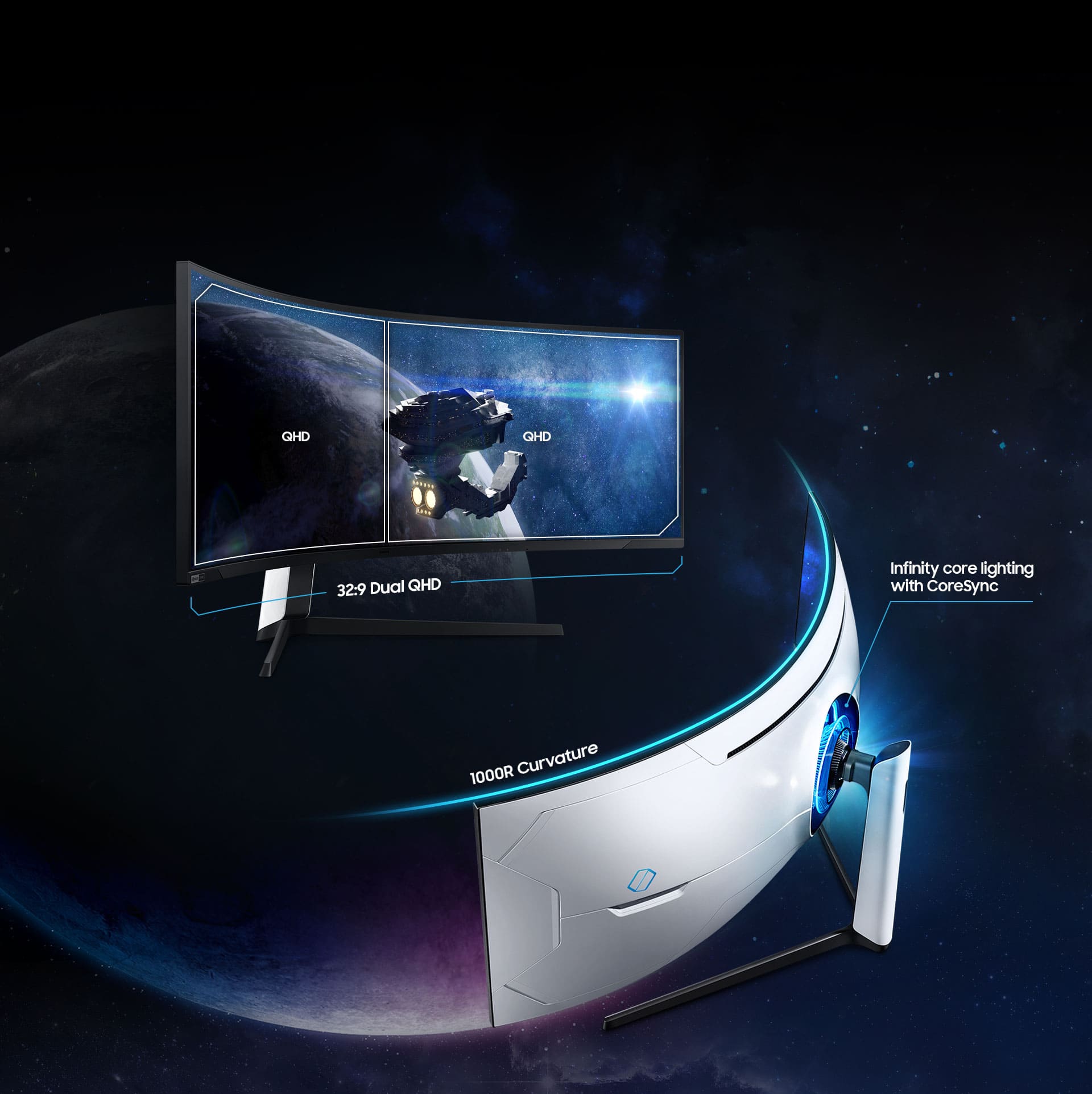 Samsung lance le Odyssey G9, un écran gaming incurvé massif de 49