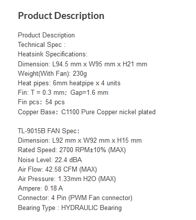 Image 6 : Thermalright présente son petit ventirad AXP90-X36, haut de 36 mm