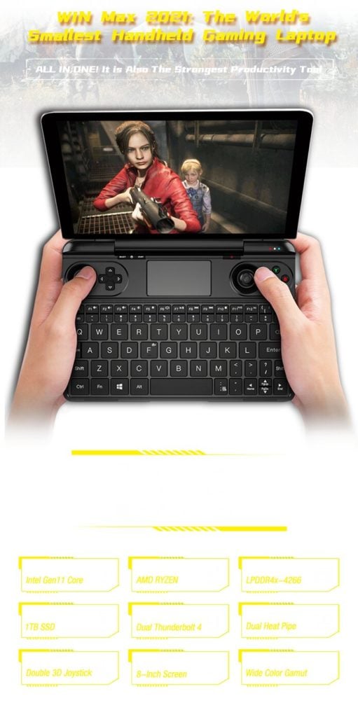 Image 7 : Voici le PC portable de jeu GPD Win Max 2021, une alternative au Steam Deck
