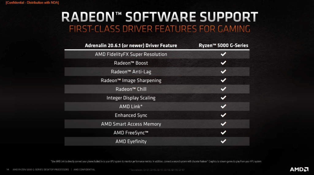 Image 11 : AMD lance ses APU Ryzen 5000-G sur le marché DIY