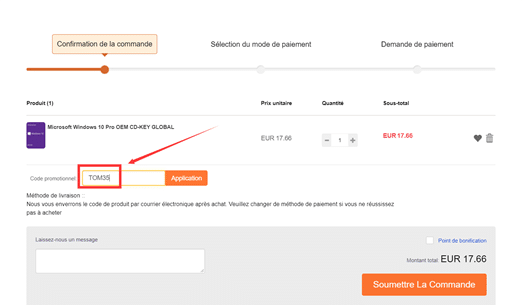 Image 2 : Jusqu’à 91% de remise et une licence à vie Windows 10 à 11,48€ chez Cdkeysales