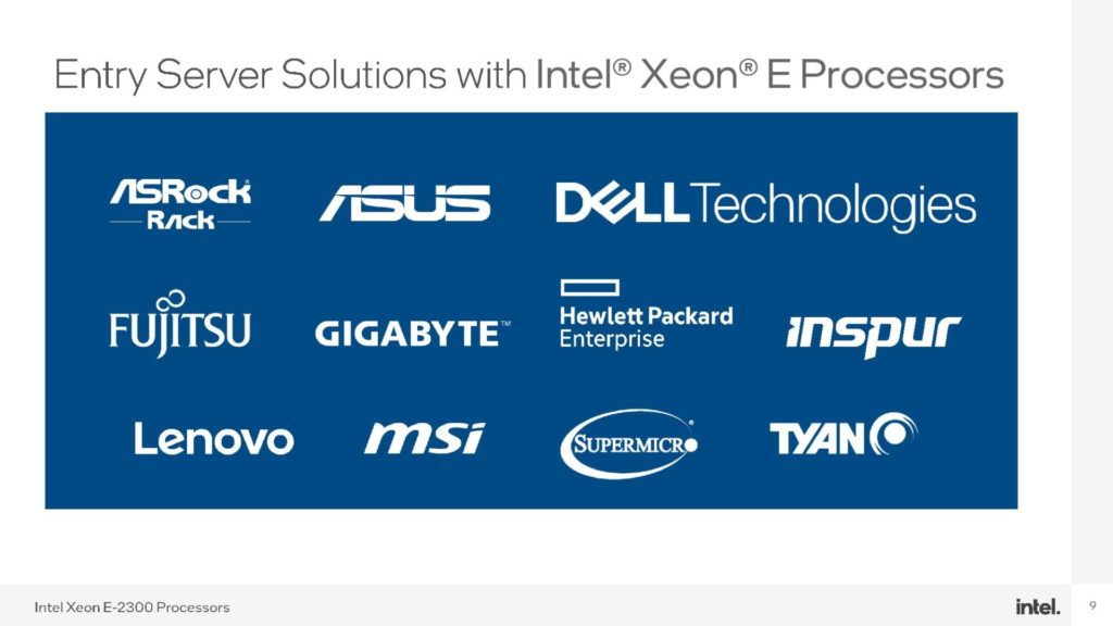 Image 8 : Intel lance des processeurs Xeon E-2300 Rocket Lake