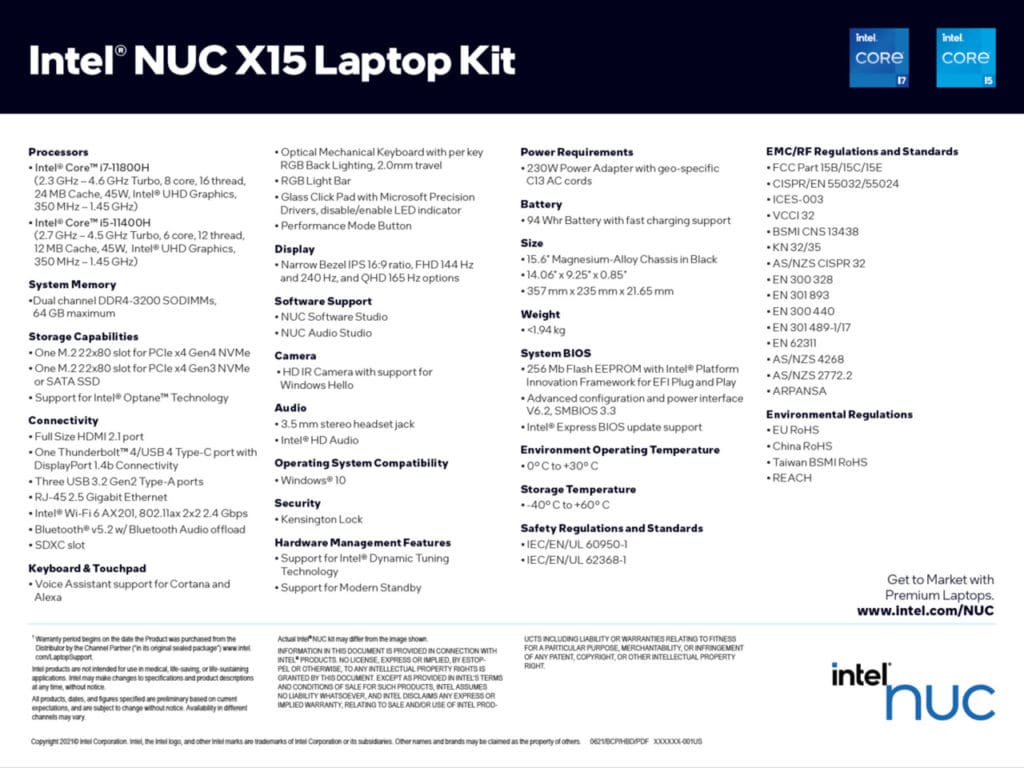 Image 4 : Intel lance des ordinateurs portables NUC X15 pour les intégrateurs