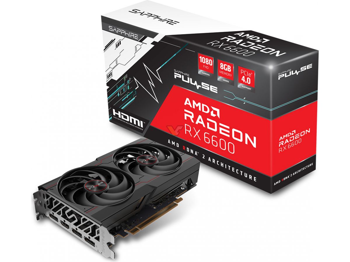 sapphire radeon rx 6600 8gb pulse1