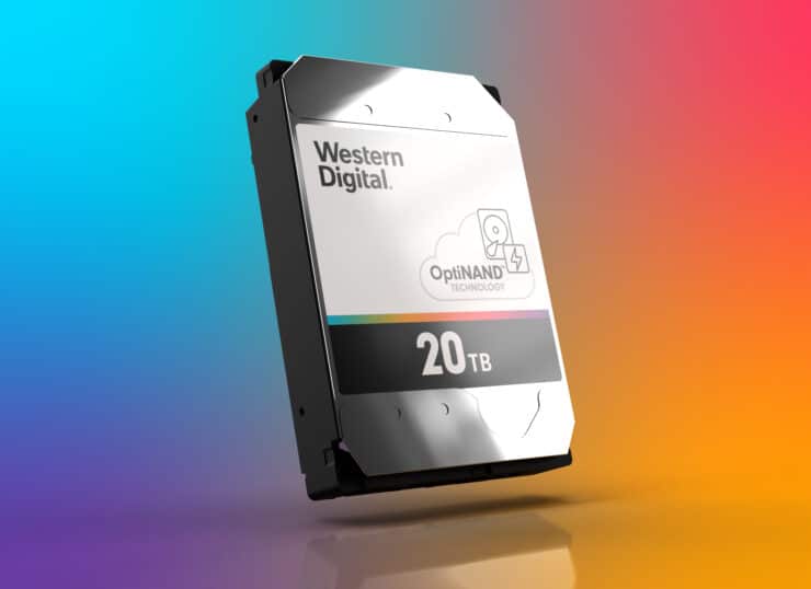Image 2 : Western Digital présente un disque dur mécanique de 20 To doté de sa technologie OptiNAND
