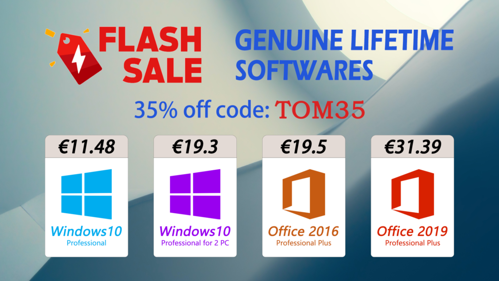 Image 1 : Profitez de Windows 10 Pro OEM pour seulement 11€ et bénéficiez ensuite de Windows 11