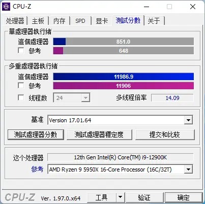 Image 1 : Un Core i9-12900K overclocké à 5,2 GHz défait le Ryzen 9 5950X en multicœurs sur CPU-Z