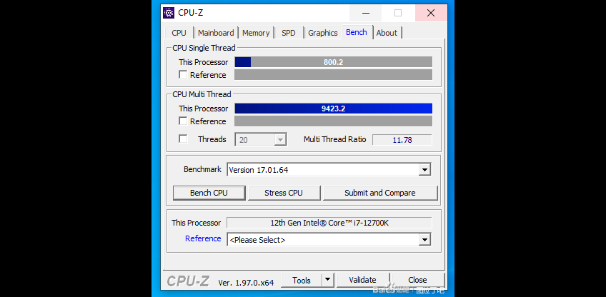 Image 2 : Le Core i7-12700K fait sensation sur CPU-Z et des benchmarks PugetBench