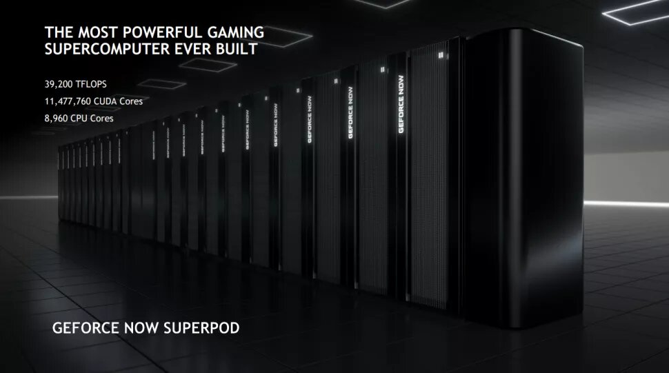 Image 1 : Les SuperPods GeForce Now de NVIDIA s'appuient sur des processeurs AMD Ryzen Threadripper PRO