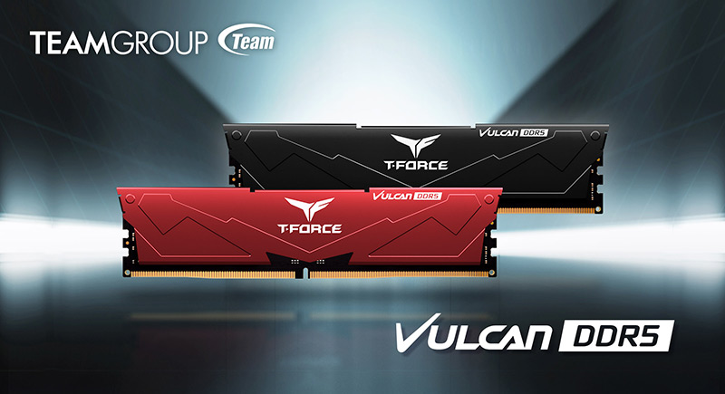 Image 1 : TeamGroup présente des kits mémoire DDR5 T-Force Vulcan