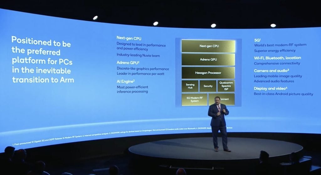 Image 1 : Qualcomm lancera des SoC haute performance pour PC en 2023