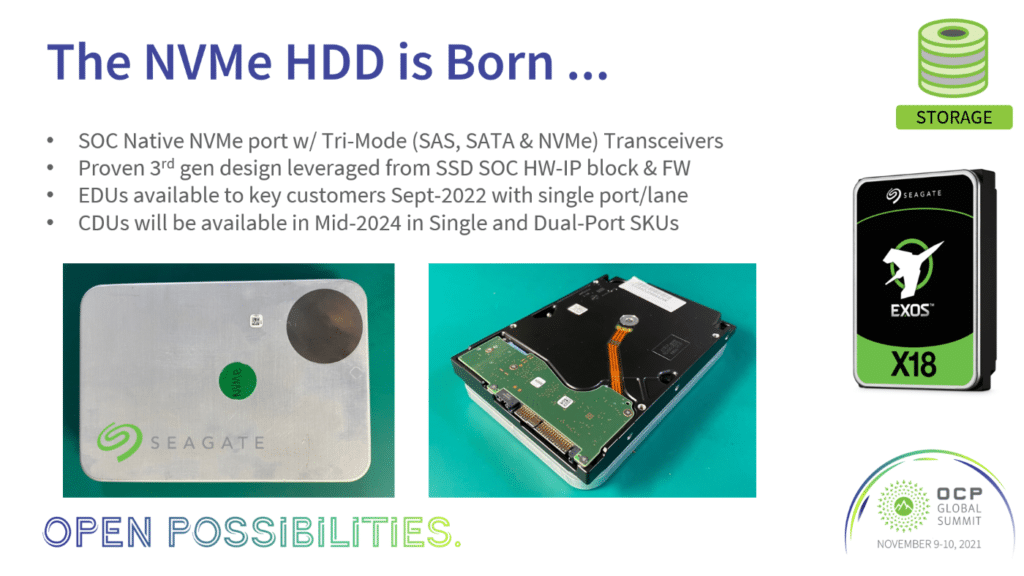 Image 1 : Seagate présente le premier HDD NVMe