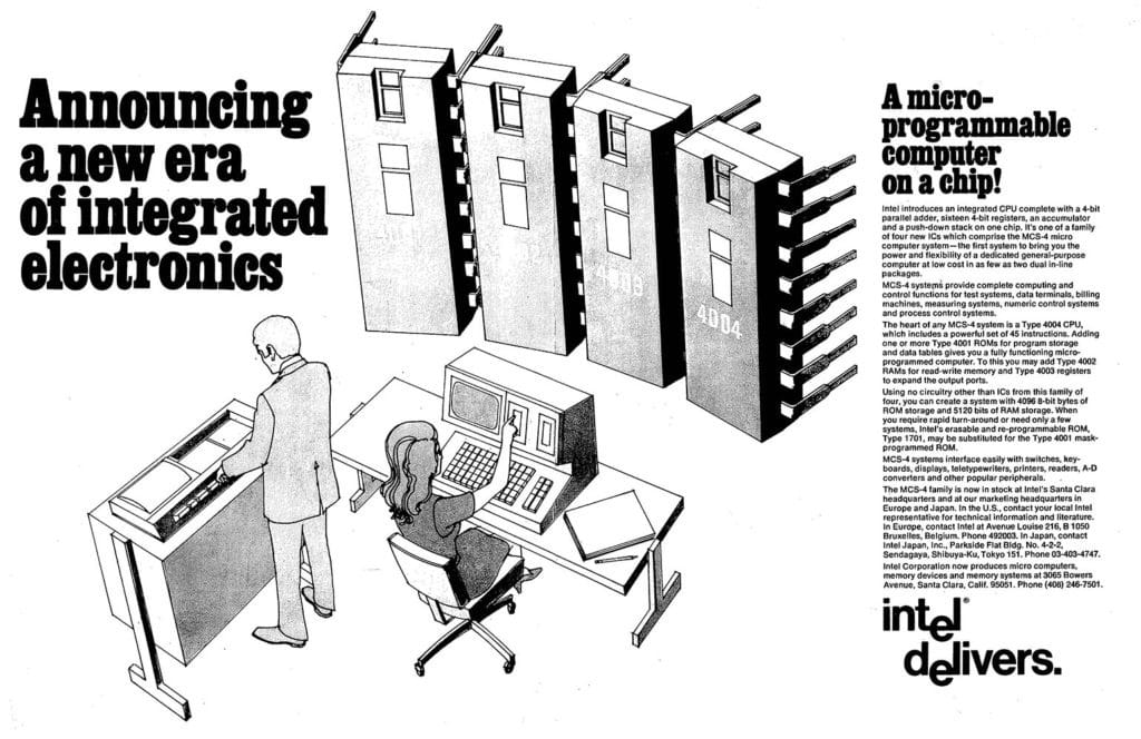 Image 4 : L’Intel 4004, premier processeur de l’entreprise, a un demi-siècle