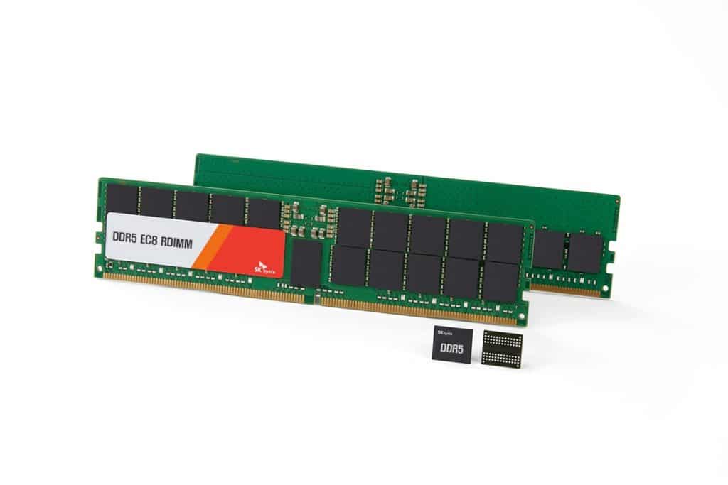 Image 1 : SK Hynix a mis au point les premières puces DDR5 de 24 Gb