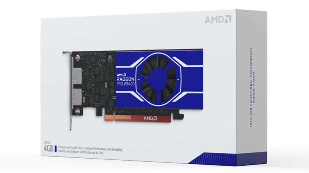 Image 1 : AMD lance les Radeon Pro W6400, Radeon Pro 6500M et 6300M