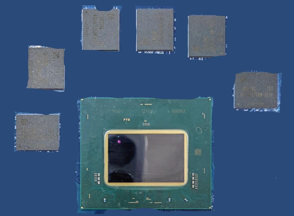 Image 1 : Les puces GDDR6 du GPU Intel Arc Alchemist à 384 UE sont signées Samsung