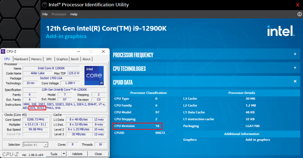 Image 2 : Intel désactive complètement le support de l'AVX-512 pour ses processeurs Alder Lake