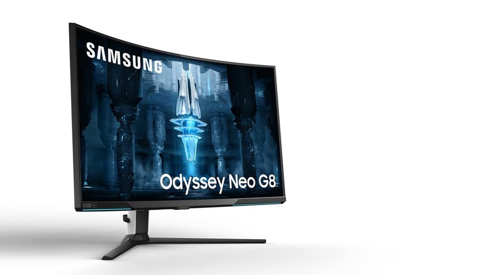 Image 1 : Samsung dévoile l'Odyssey Neo G8 : un moniteur mini-LED UHD / 240 Hz