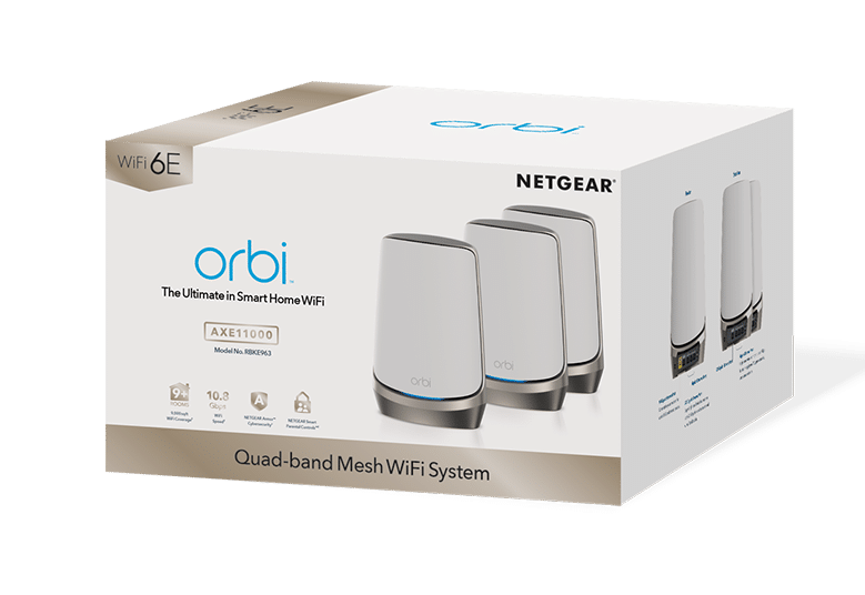 Image 5 : Neatgear commercialise son Orbi WiFi 6E, premier modèle quad-band de la gamme
