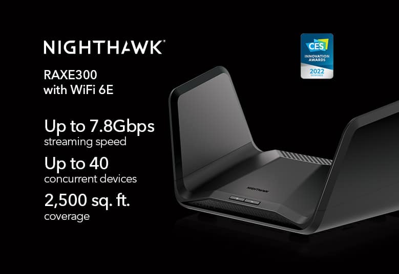 NetGear dévoile un nouveau routeur Nighthawk Tri Band WiFi 6E ainsi qu'un  routeur 5G