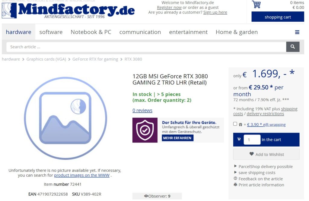 Image 3 : Les GeForce GTX 3080 12 Go seront mises en vente à 15 heures en France