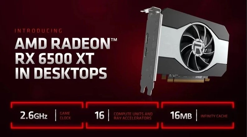 Image 1 : Radeon RX 6500 XT : une carte graphique à éviter