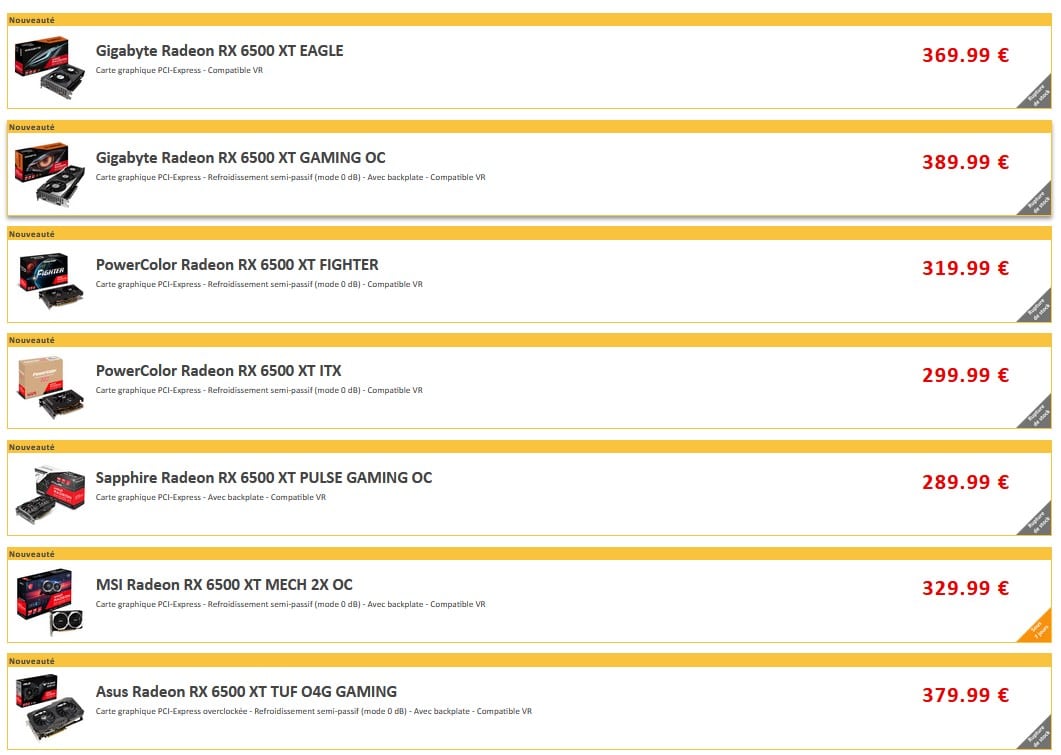 Test de la Radeon RX 6500 XT : la carte nouvelle génération pour l