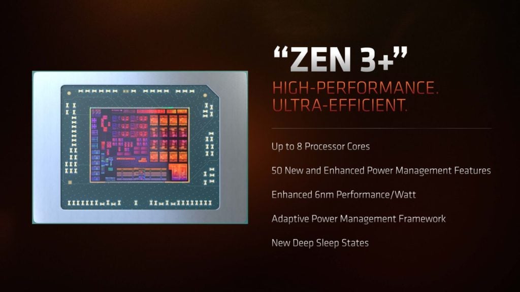 Image 2 : AMD dévoile ses processeurs Ryzen 6000 mobiles : le mariage des architectures Zen 3+ et RDNA 2