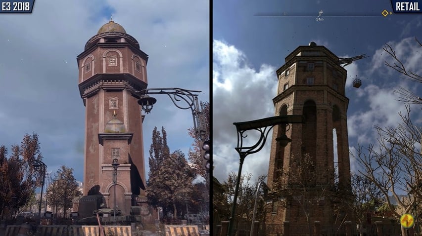 Image 2 : La version finale de Dying Light 2 comparée à celles présentées lors des E3 2018 / 2019