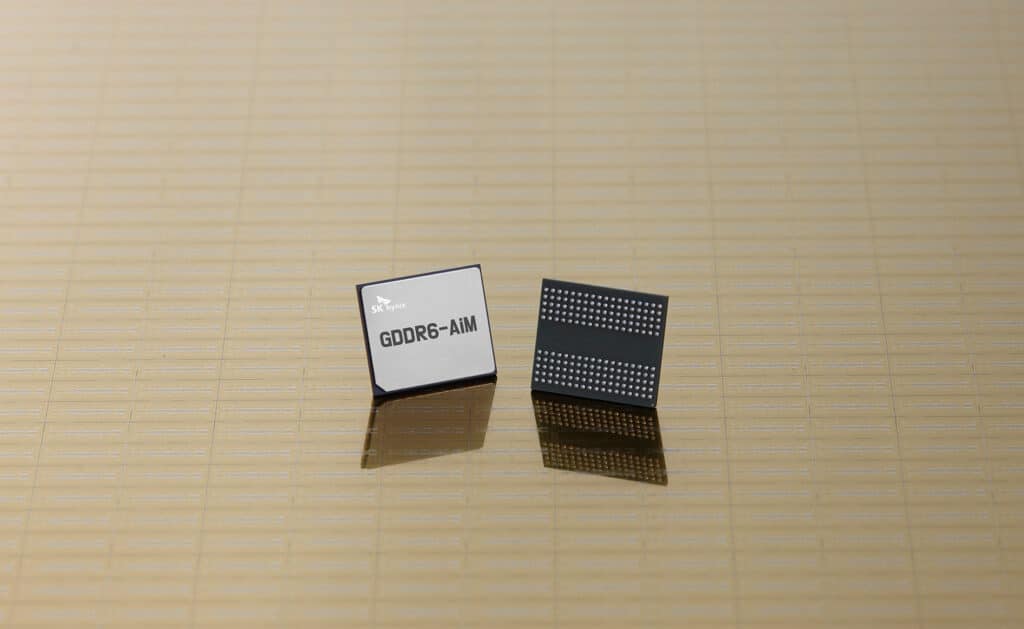 Image 1 : SK Hynix dévoile sa mémoire GDDR6-AiM, capable de stocker et traiter les données
