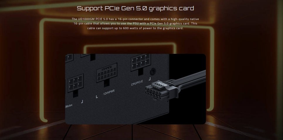 Image 2 : Gigabyte présente sa première alimentation PCIe 5.0
