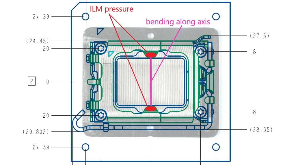 Image 2 : Un bracket imprimé en 3D pour abaisser les températures des processeurs Alder Lake ?