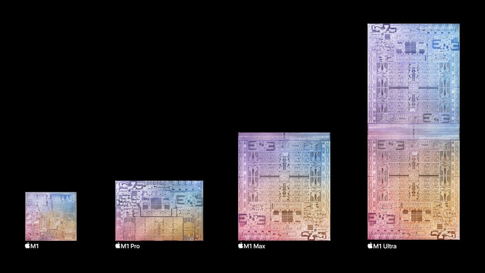 Image 2 : Apple M1 Ultra : 114 milliards de transistors, 20 cœurs CPU, 64 cœurs GPU
