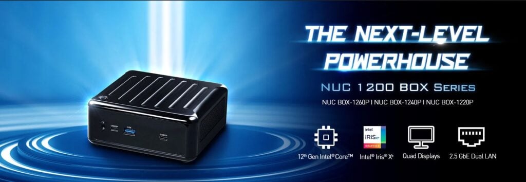 Image 1 : ASRock présente ses NUC 1200 Box Series armés de processeurs Alder Lake P