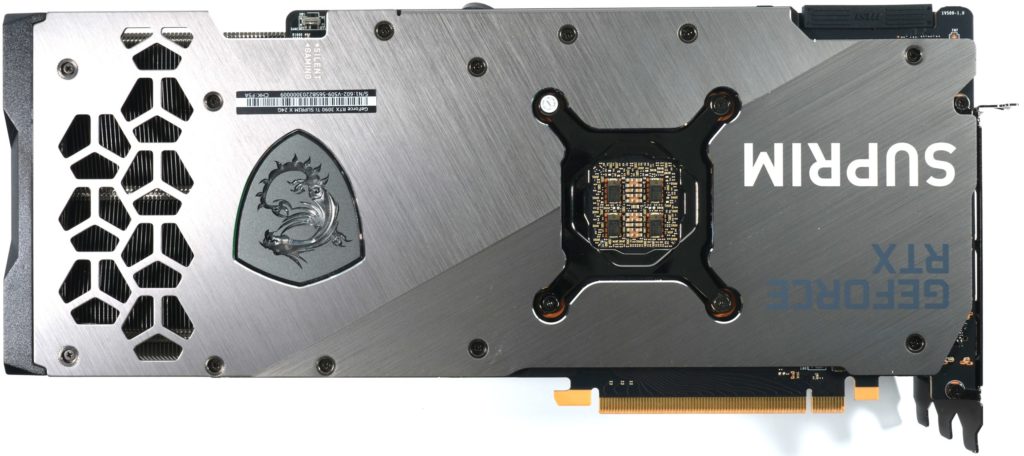 MSI GeForce RTX 3090 Ti SUPRIM X back