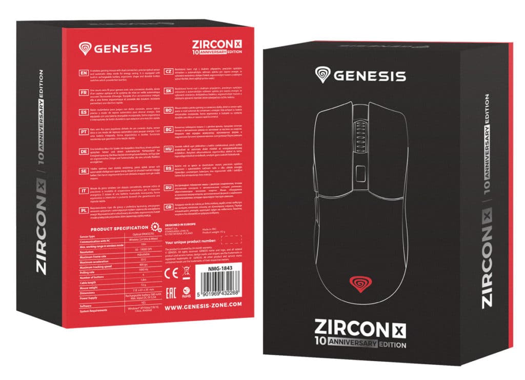 Image 10 : Genesis lance la souris Zircon X, en édition limitée, et le clavier Thor 303