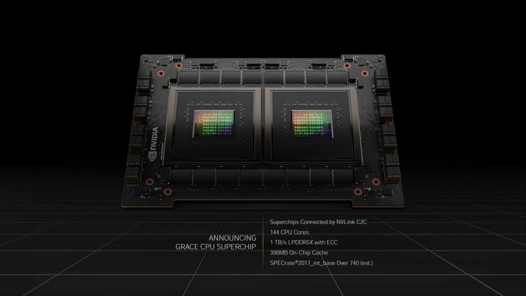 Image 2 : NVIDIA annonce les Grace CPU Superchip et Grace Hopper Superchip