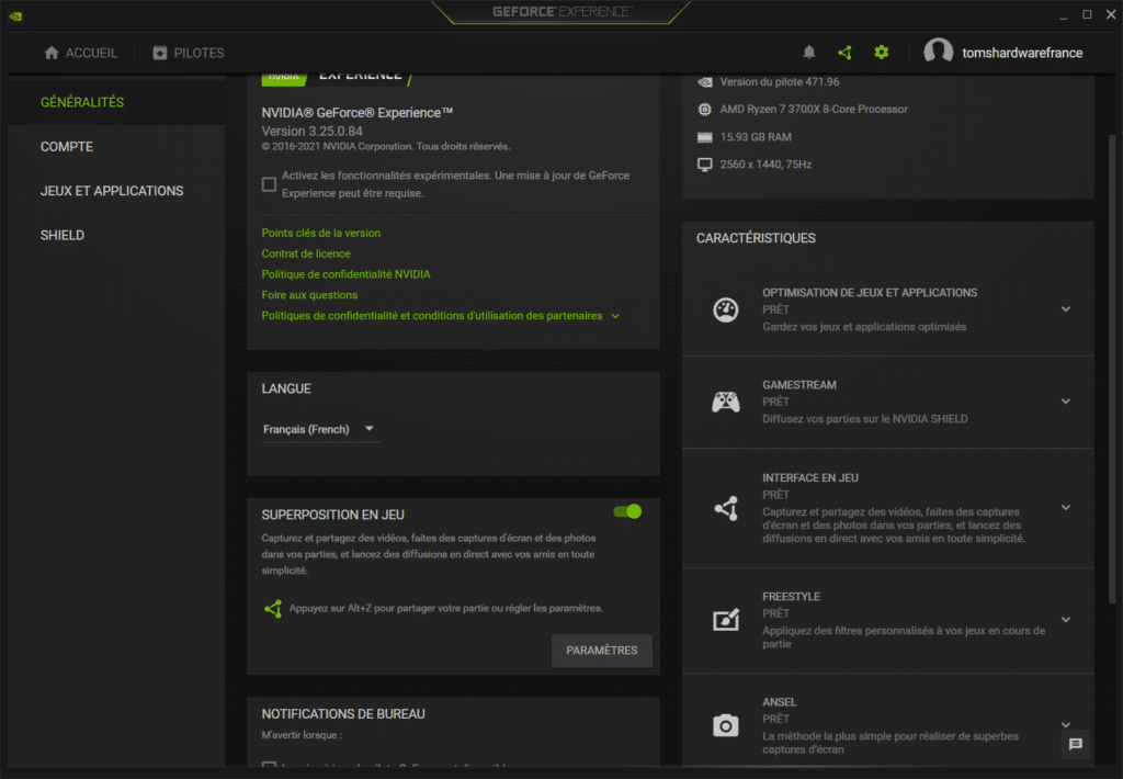 nvidia geforce experience