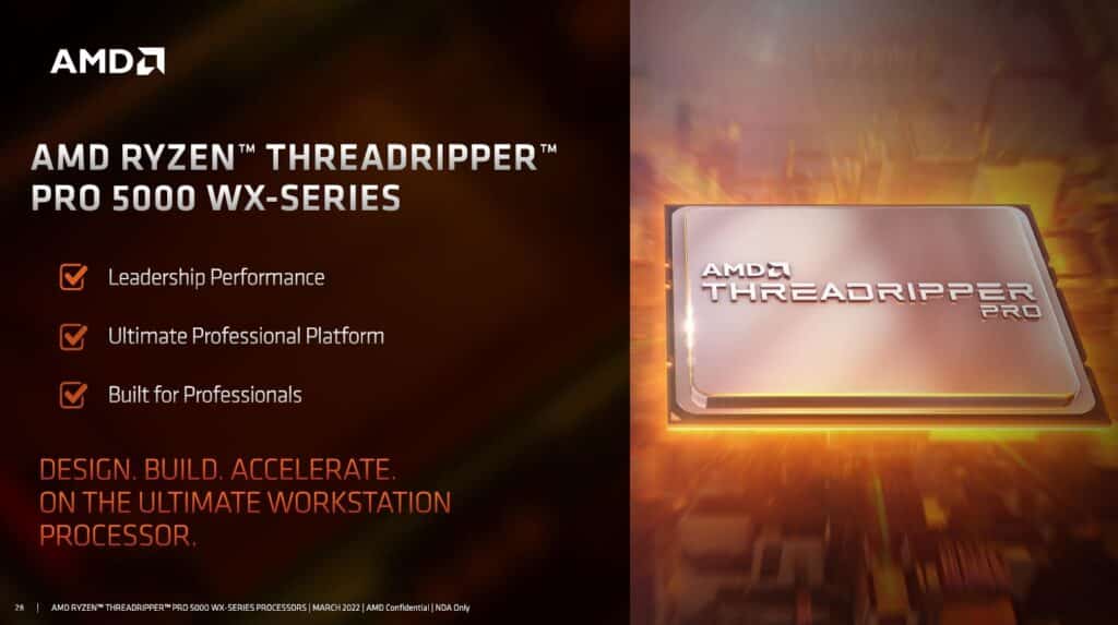 Image 1 : AMD lance ses processeurs Ryzen Threadripper PRO 5000