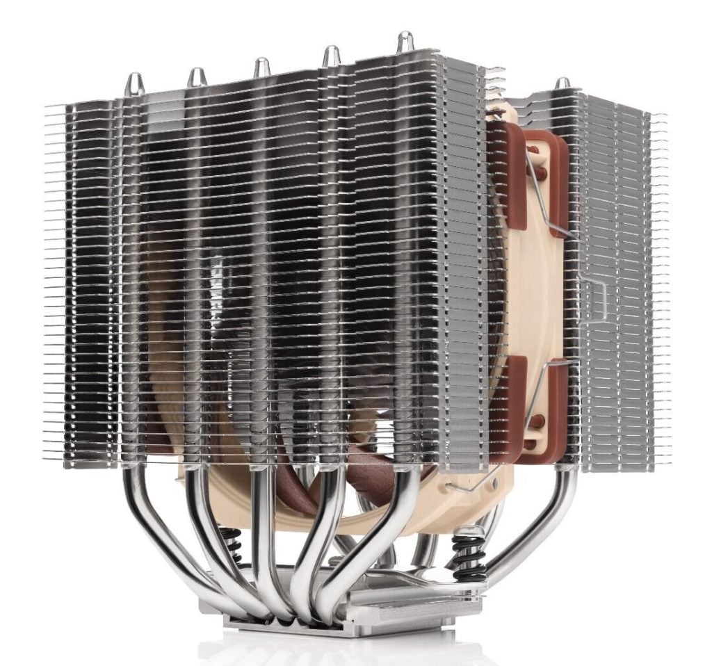 Image 1 : Noctua présente le ventirad NH-D12L et le ventilateur NF-A12x25r PWM à cadre rond
