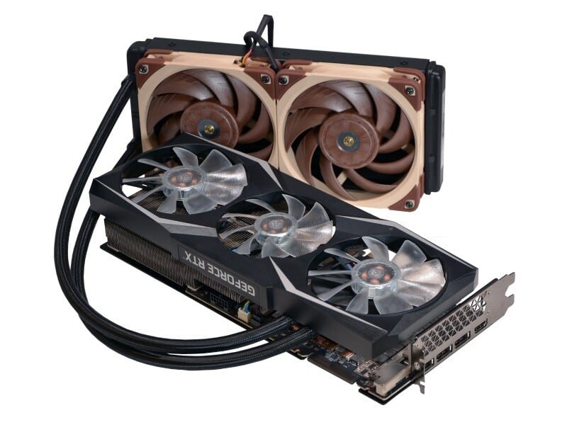 Image 1 : Le fabricant Sycom propose une GeForce RTX 3090 Ti refroidie par cinq ventilateurs
