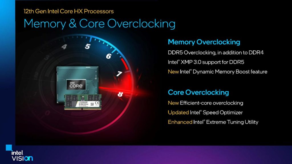 Image 8 : Intel présente ses processeurs mobiles Alder Lake-HX : jusqu'à 16 cœurs, 157 W