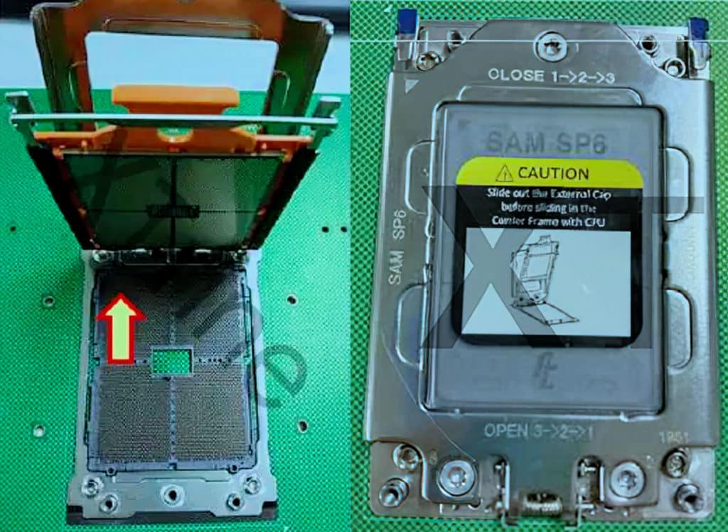 Image 1 : AMD EPYC Genoa : un socket SP5, mais également SP6