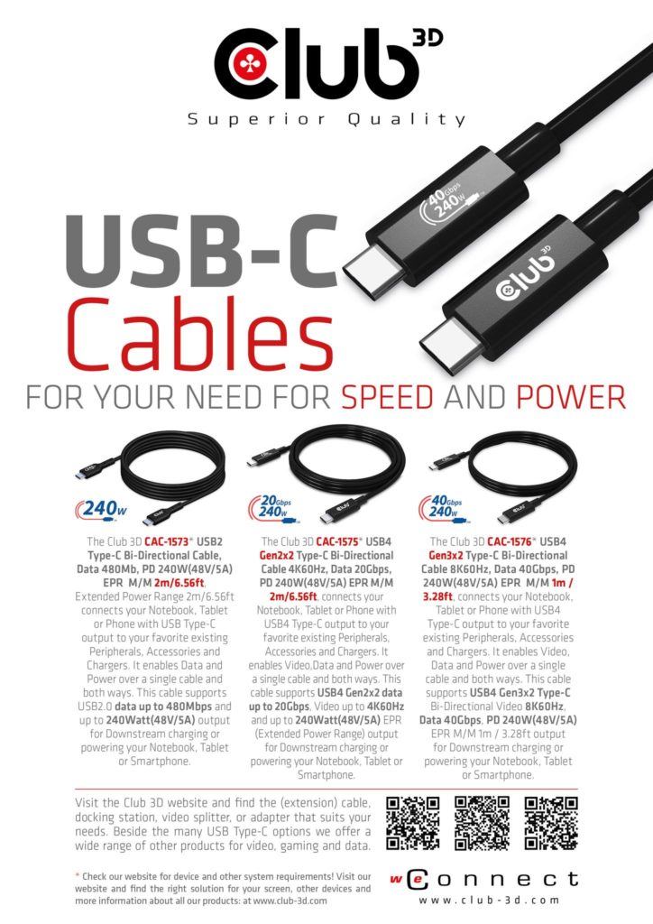 Image 1 : Les premiers câbles USB-C 240 W arrivent