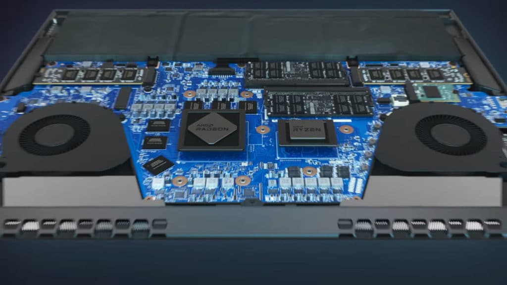 Image 2 : Corsair dévoile le Voyager a1600 AMD Advantage Edition, son premier PC portable de jeu