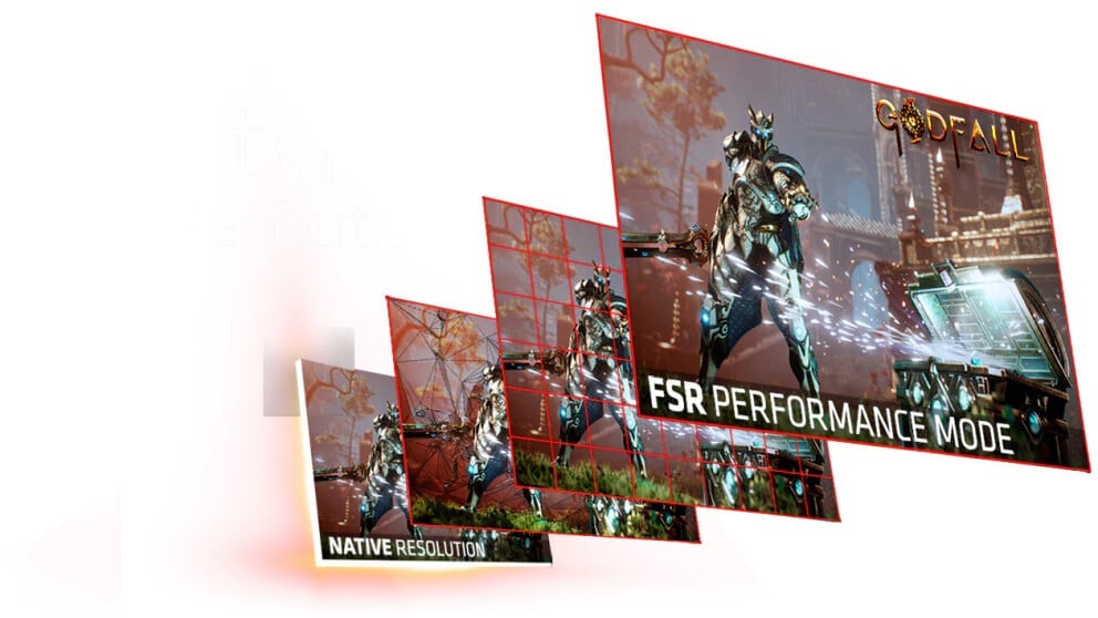 Image 1 : AMD FSR 2.0 : meilleure qualité d'image mais gains d'IPS plus modérés qu'avec le FSR 1.0