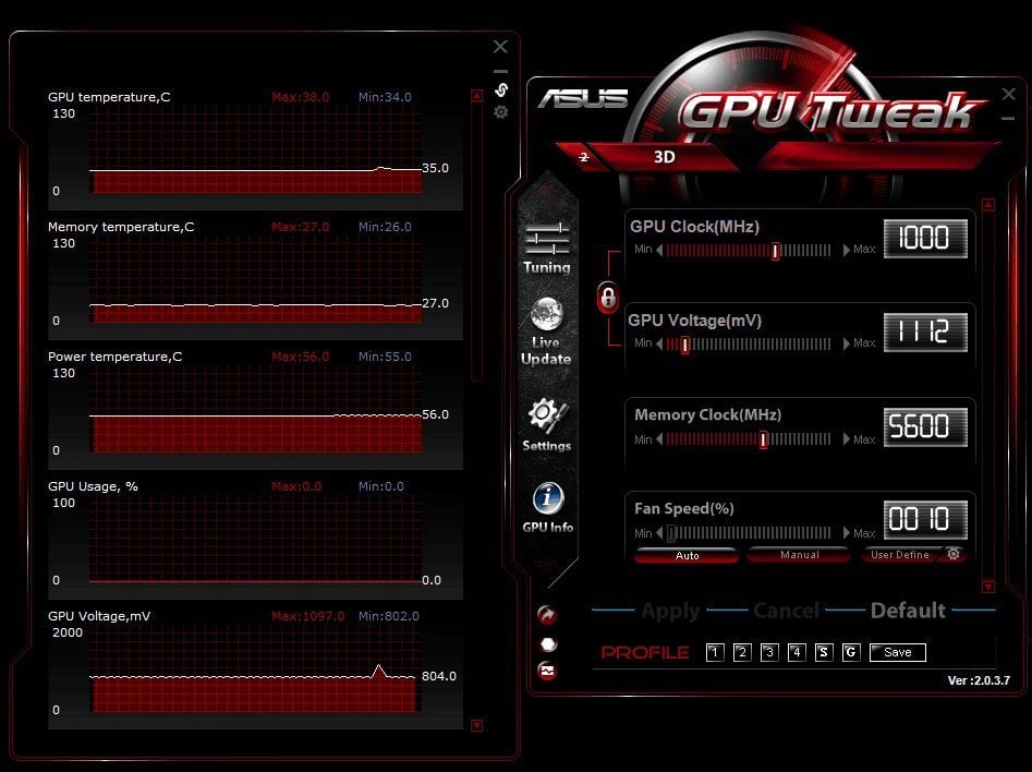 Asus GPU Tweak