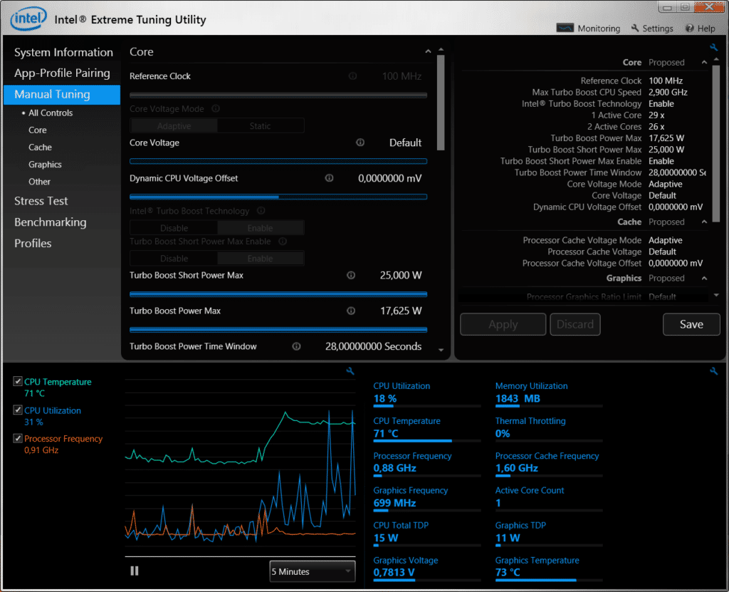 intel extreme tuning utility