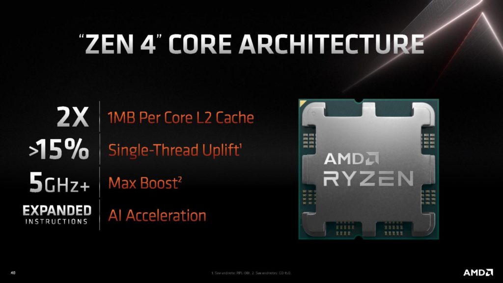 Image 2: AMD Ryzen 7000 / Zen 4: frequencies, models and characteristics, the point #cequelonsé