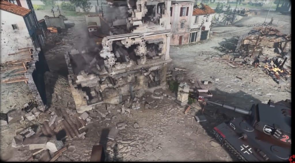 Image 2 : Company of Heroes 3 propose une séance 'destruction de bâtiments'